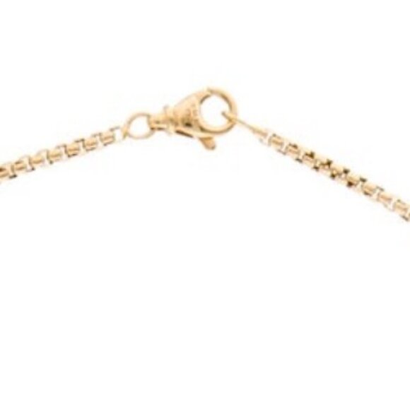 DAVID YURMAN 18K 750 YELLOW GOLD BOX CHAIN NECKLACE - Picture 6 of 8